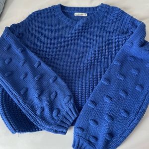 Moon & Madison Cobalt Blue Sweater